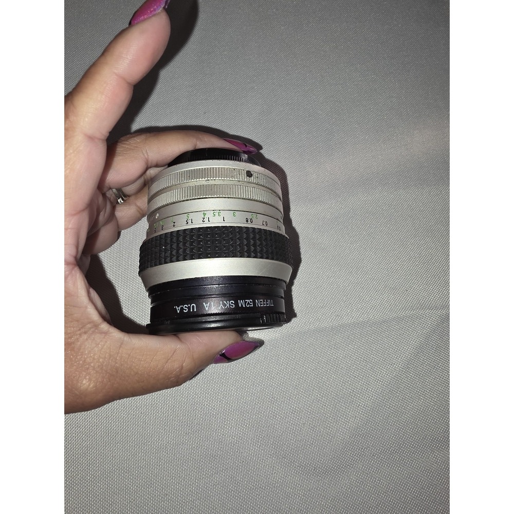 Hanimex Automatic 28mm f/2.8 Wide Angle Lens‎ w/ Tiffen 52mm Skylight Filter-Vtg - Picture 6 of 12
